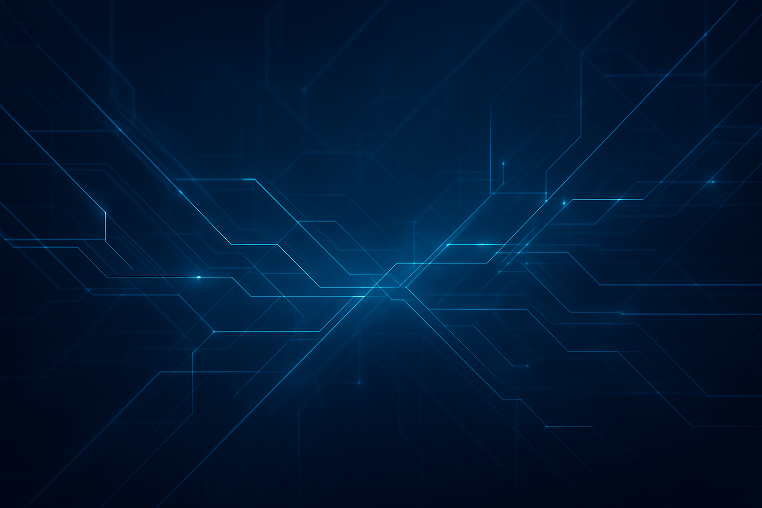 Blue circuit lines used as the portfolio visual theme